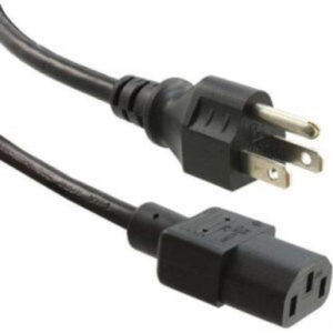 Unirise Desktop/ Monitor Replacement Power Cable - For Monitor, Desktop Computer - 250 V Ac Voltage Rating - 15 A Current Rating - Black (pwrc13515p06fgrn)